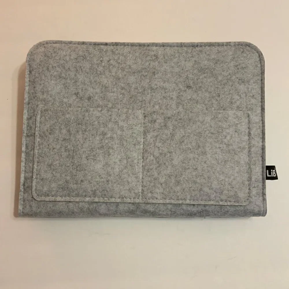 Bedside Caddy Organizer Grey Felt Large New